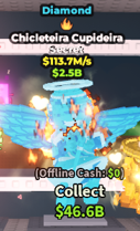 ✨ 113.7M/s 💎 Diamond Chicleteira Cupideria - 1 Trait Secret | Steal A Brainrot ⚡ FAST DELIVERY⚡