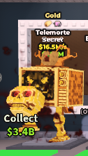✨ 16.5M/s ⭐ Gold Telemorte - 2 Traits Secret | Steal A Brainrot ⚡ FAST DELIVERY⚡