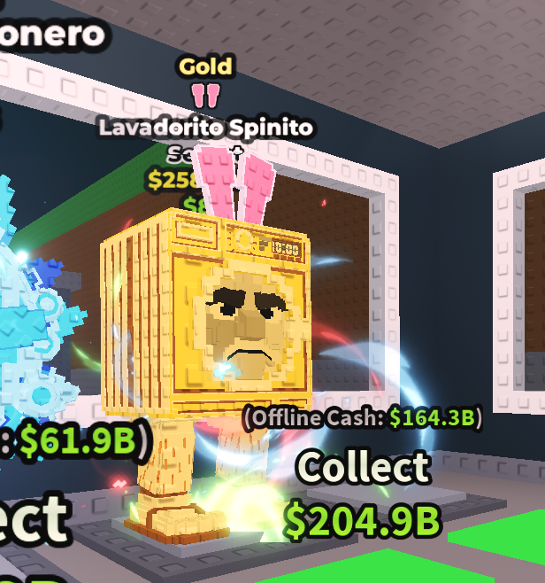 Gold Lavadorito Spinito 258M/s