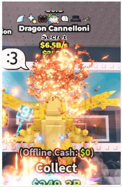 Gold Dragon Cannelloni (6.5B/s) – 7 RARE TRAITS – SECRET – STEAL A BRAINROT – FAST DELIVERY & TRUSTED #C6SF1R