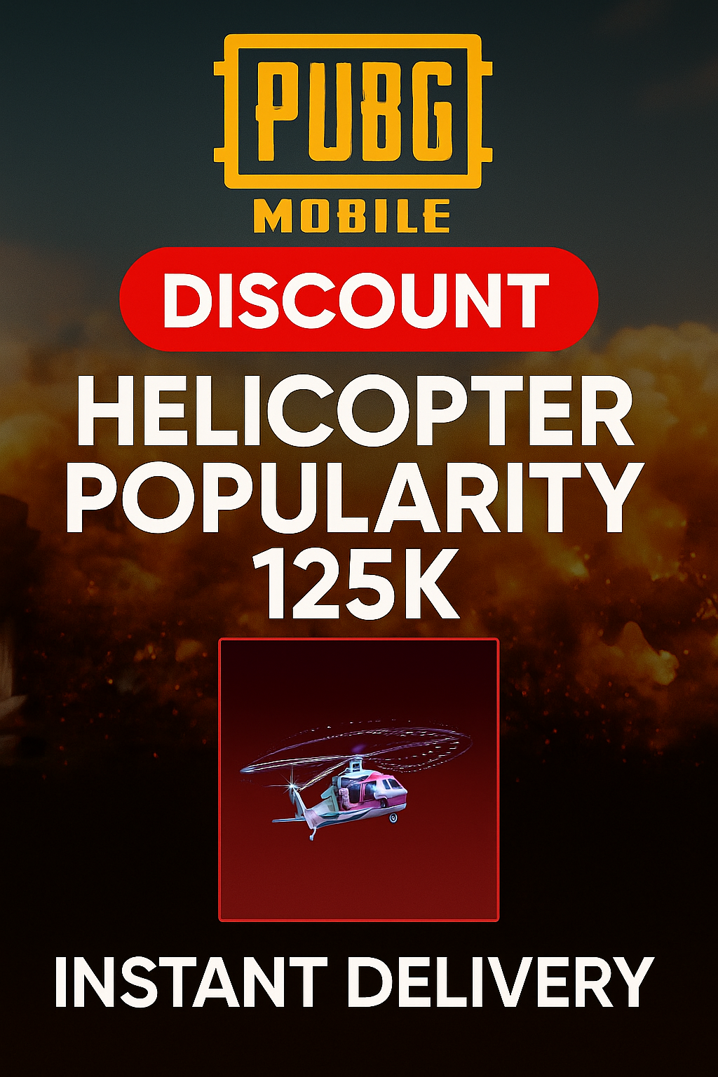 1x Helicopter Popularity 125k - insatnt Delivery