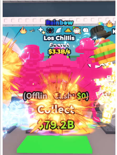 Rainbow Los Chillis (3.3B/s) – 8 RARE TRAITS – SECRET – STEAL A BRAINROT – FAST DELIVERY & TRUSTED #Q5ET3F