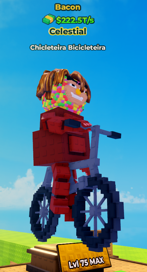 Chicleteira Bicicleteira Bacon Max Level 🥓 | 222.5T/s 💸 | Kick a Lucky Block ⚡ | Fast Delivery ✅