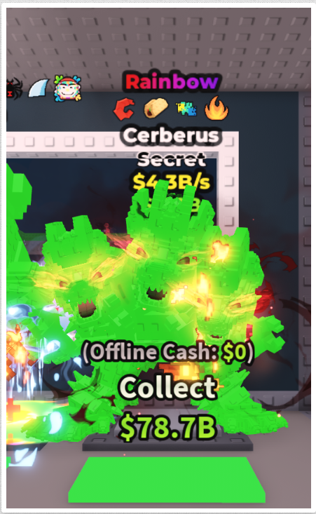 RAINBOW CERBERUS 4.3B/S (4 RARE TRAITS) – STEAL A BRAINROT – FAST DELIVERY & TRUSTED #N4BQ2D