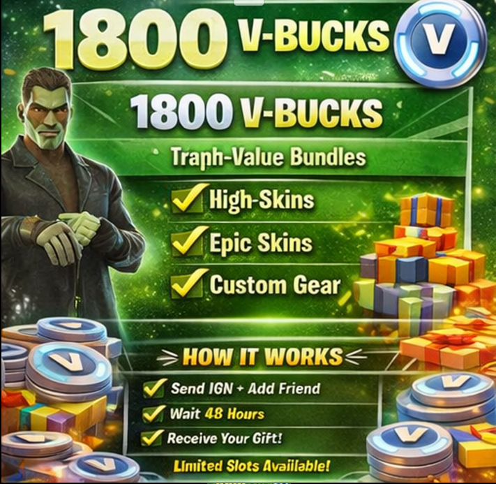 ITEM FOR 1800 V-BUCKS [PC/PS/XBOX/SWITCH] | CHECK DESCRIPTION! FAST DELIVERY!