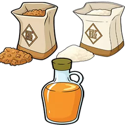 200 PIECES OF SYRUP - BROWN SUGAR - WHITE SUGAR