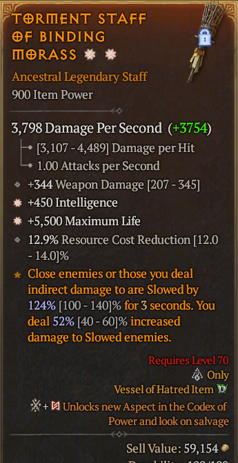 Legendary Staff Int(GA) Life/HP(GA) // S13 24/7 Online Acc#1C338