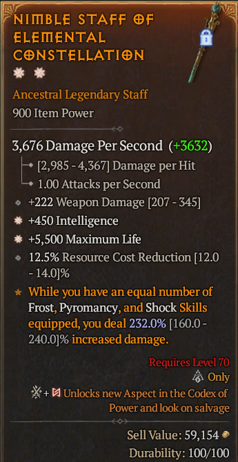 Legendary Staff Int(GA) Life/HP(GA) // S13 24/7 Online Acc#1C359