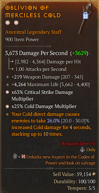 Legendary Staff CDM(GA) Cold Multi(GA) // S13 24/7 Online Acc#1C415