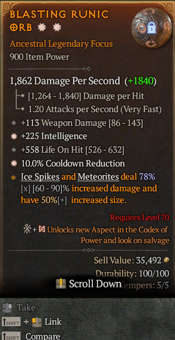Legendary Focus Int(GA) LoH(GA) CDR// S13 24/7 Online Acc#1C421