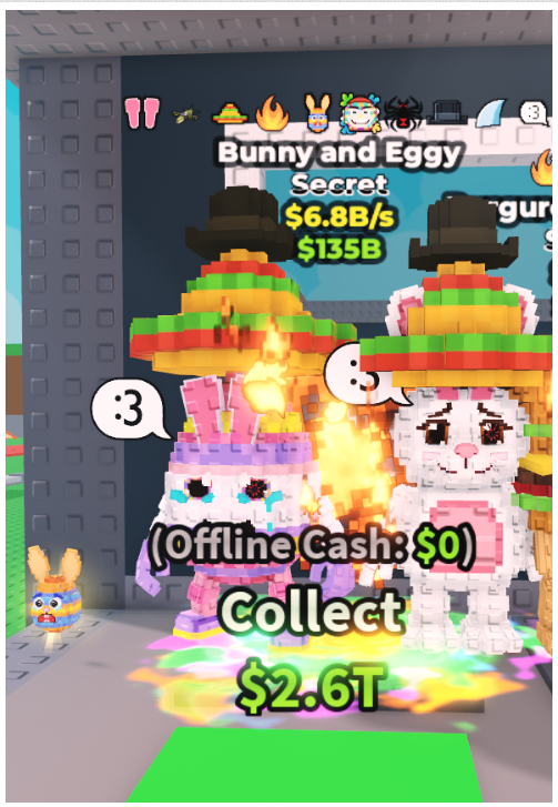 Bunnny and Eggy (6.8B/s) – 10 EXCLUSIVE TRAITS – SECRET – STEAL A BRAINROT – FAST DELIVERY & TRUSTED #C9QD4T