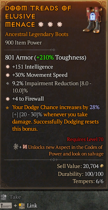 Legendary Boots Int(GA) MS(GA) Firewall// S13 24/7 Online Acc#1C447
