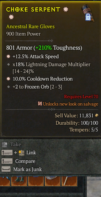 Legendary Ring Int(GA) MS(GA) // S13 24/7 Online Acc#1C515