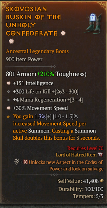 Legendary Helm Life/HP(GA) Conjuration(GA) // S13 24/7 Online Acc#1C517