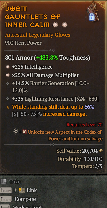 Legendary Boots Int(GA) MS(GA) // S13 24/7 Online Acc#1C518