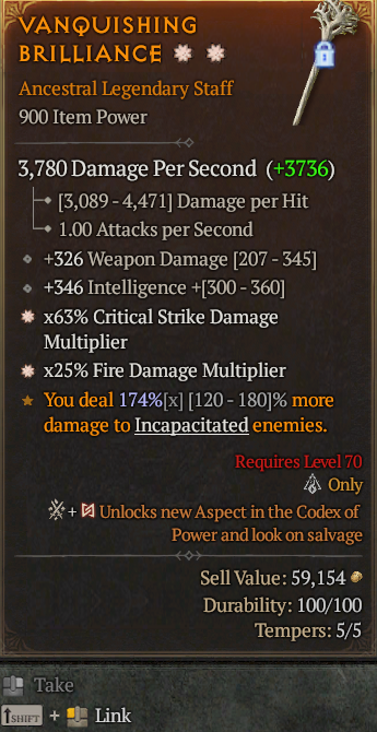 Legendary Staff CDM(GA) Fire Multi(GA) // S13 24/7 Online Acc#1C522
