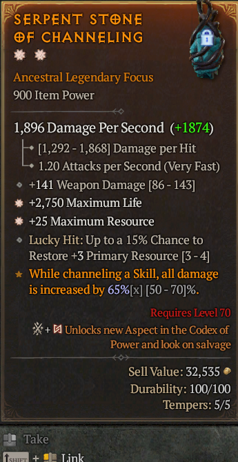 Legendary Focus Life/HP(GA) Max Res(GA) // S13 24/7 Online Acc#1C7110
