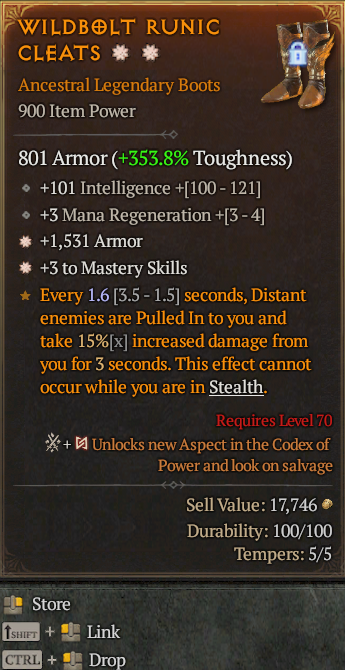 Legendary Ring Armor(GA) Mastery(GA) // S13 24/7 Online Acc#1-King17