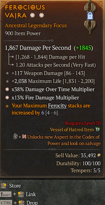 Legendary Focus DoT Multi(GA) Fire Multi(GA) // S13 24/7 Online Acc#1-King311