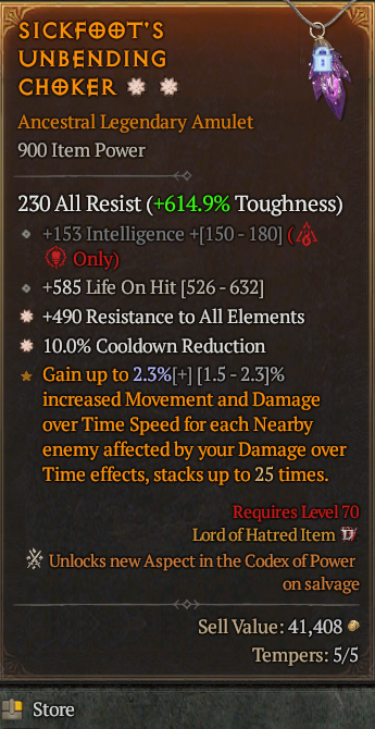 Legendary Amulet All Res(GA) CDR(GA) // S13 24/7 Online Acc#1-Kingg19