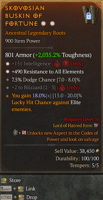 Legendary Boots Int(GA) All Res(GA) // S13 24/7 Online Acc#1-Kinggg23