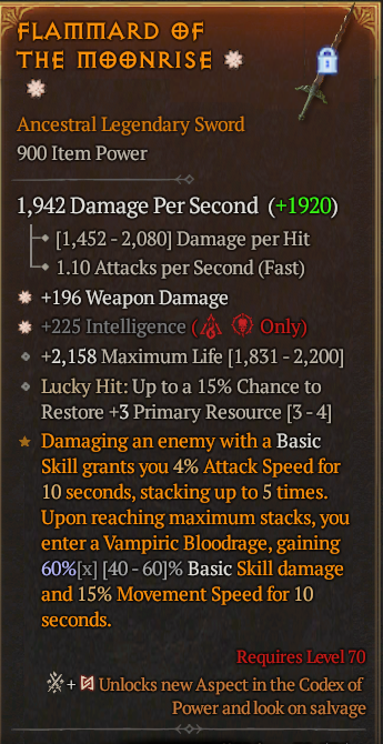 Legendary Sword Weapon Dmg(GA) Int(GA) // S13 24/7 Online Acc#1-Kinggg26
