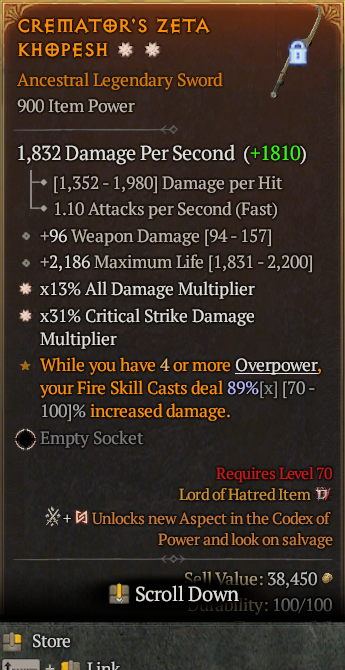 Legendary Sword AD(GA) CDM(GA) // S13 24/7 Online Acc#1-Legendary411