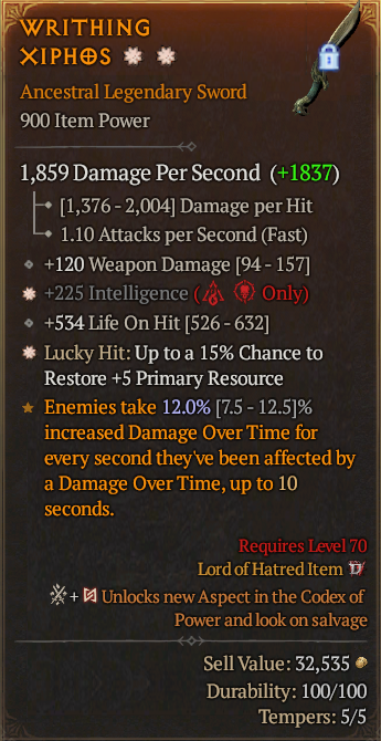 Legendary Sword Int(GA) Lucky 15% Res(GA) // S13 24/7 Online Acc#1-Legendary423