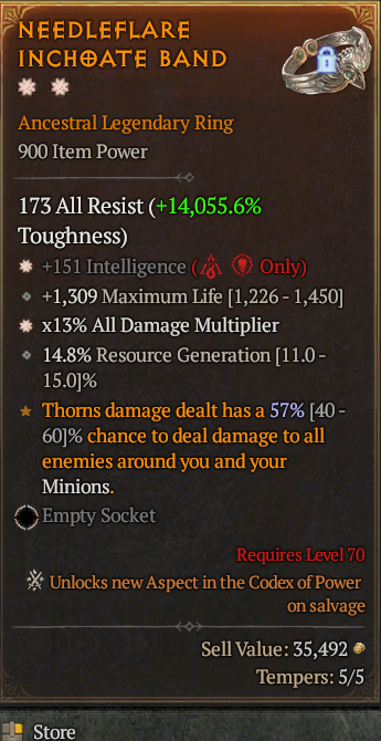Legendary Ring Int(GA) AD(GA) // S13 24/7 Online Acc#1-Legendary5211