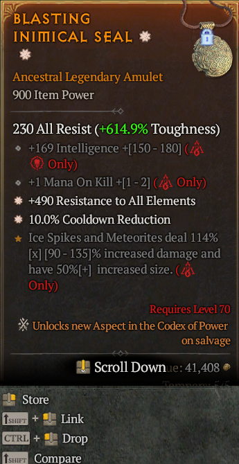 Legendary Amulet All Res(GA) CDR(GA) // S13 24/7 Online Acc#1-Legendary539