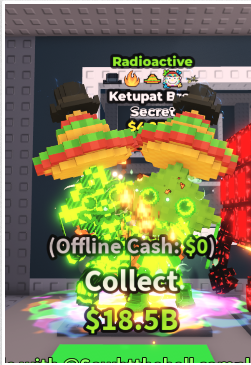 Radioactive Ketupat Bros (4.2B/s) – 5 RAREST TRAITS – SECRET – STEAL A BRAINROT – FAST DELIVERY & TRUSTED #L6YM1C