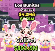 ✨ 4.2M/s ✨ Los Bunitos Secret | Steal A Brainrot ⚡ FAST DELIVERY⚡