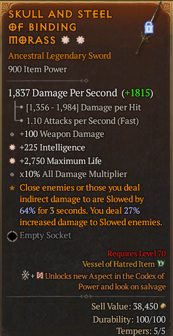 Legendary Sword Int(GA) Life/HP(GA) // S13 24/7 Online Acc#2C233