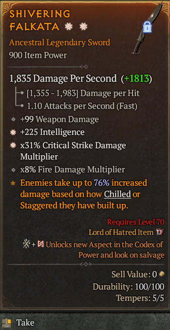 Legendary Sword Int(GA) CD(GA) // S13 24/7 Online Acc#2C3210