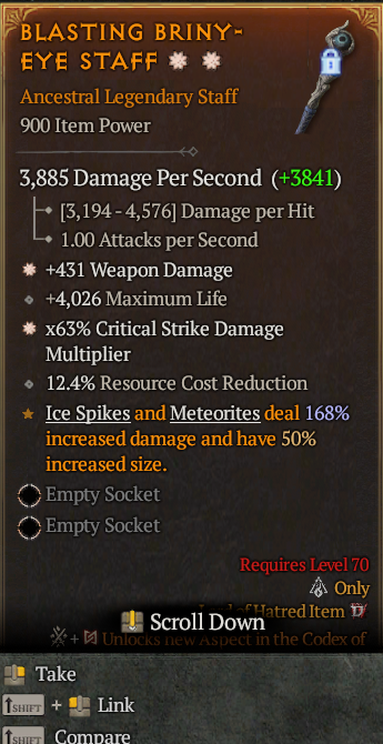 Legendary Staff Weapon Dmg(GA) CDM(GA) // S13 24/7 Online Acc#2C357