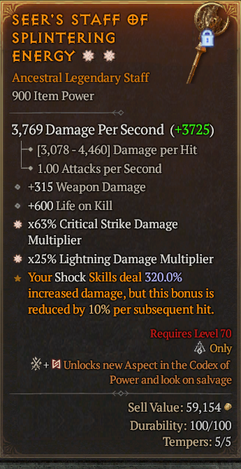 Legendary Staff CDM(GA) Lightning Multi(GA) // S13 24/7 Online Acc#2C438