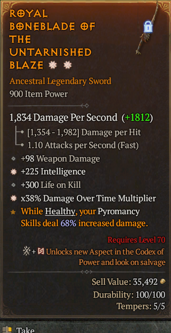 Legendary Sword Int(GA) DoT Multi(GA) // S13 24/7 Online Acc#2C527