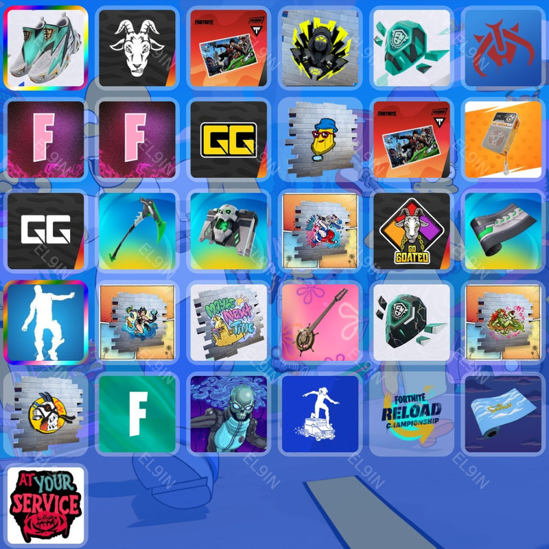 ❤️ Twitch Drops 💜 Ironmouse x Fortnite  💜 Fortnite [Total 31 Items]