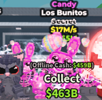 ✨ 17M/s 🍭 Candy Los Bunitos Secret | Steal A Brainrot ⚡ FAST DELIVERY⚡