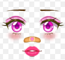 Super Pink Heart Makeup