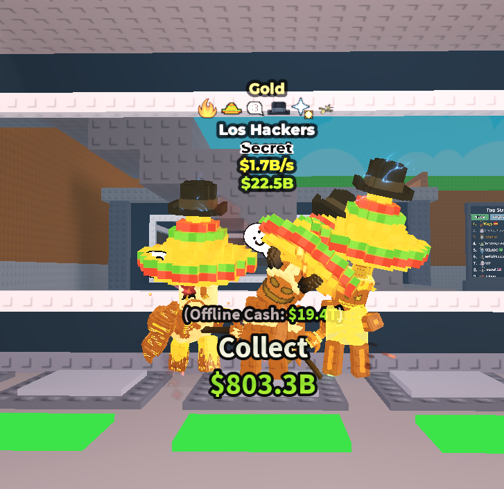 👹✅GOLD LOS HACKERS 1.7B/s | New Brainrots🔥