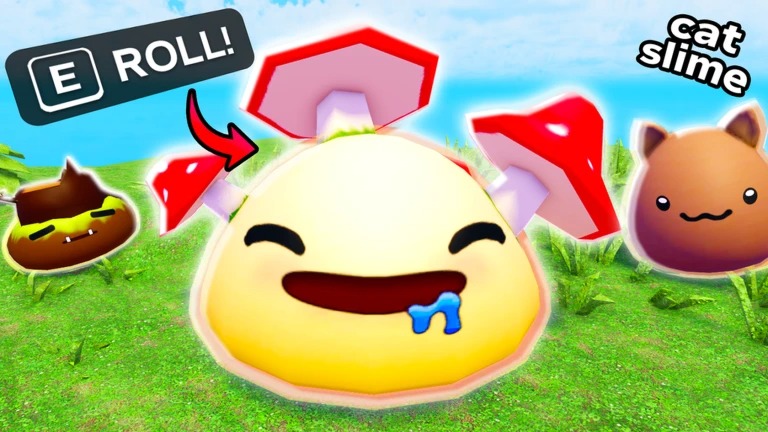 DOUBLE ROLL + FAST ROLL + LUCKY ROLLS + AUTO COLLECT + +1 EQUIP + MORE LOOT - SLIME RNG 1550R