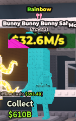 32.6M/s 🌈 Rainbow Bunny Bunny Bunny Sahur Secret | Steal A Brainrot ⚡ FAST DELIVERY⚡