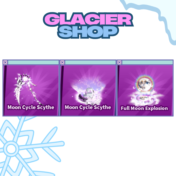 Moon Cycle Scythe + Explosion + Emote ( Limited Set )