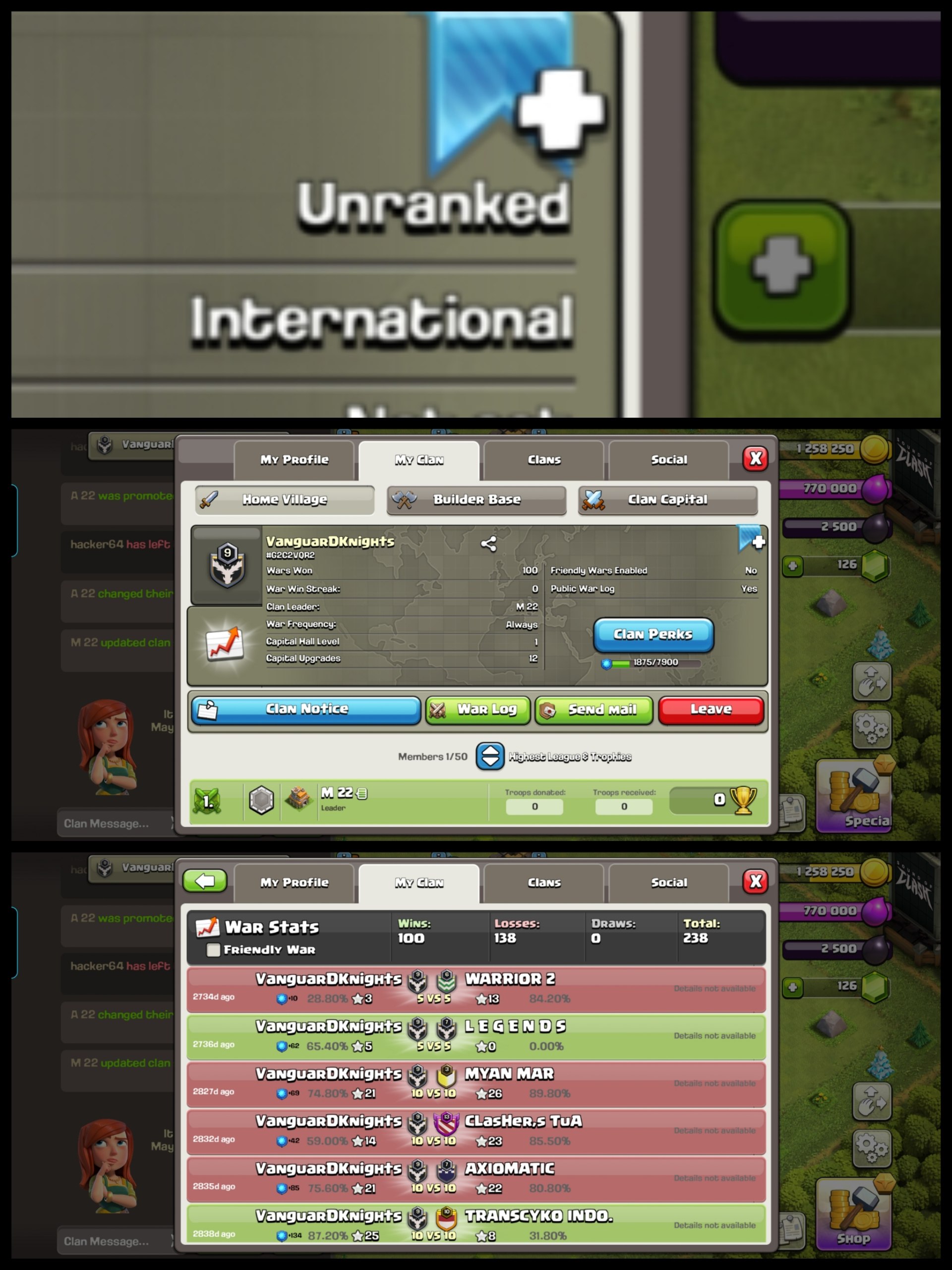 Level: 9 - Name: Vanguard Knights - Rare League: Unranked - [Good War Log] - Rare & Premium English Name - No. 201