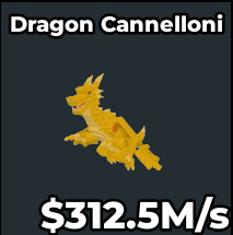Dragon Cannelloni Gold 312.5M/s | Steal a Brainrot