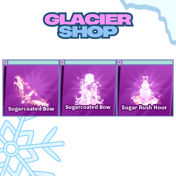Sugarcoated Bow + Explosion + Emote ( Limited Set )