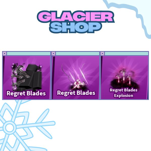 Regret Blades + Explosion + Emote ( Limited Set )