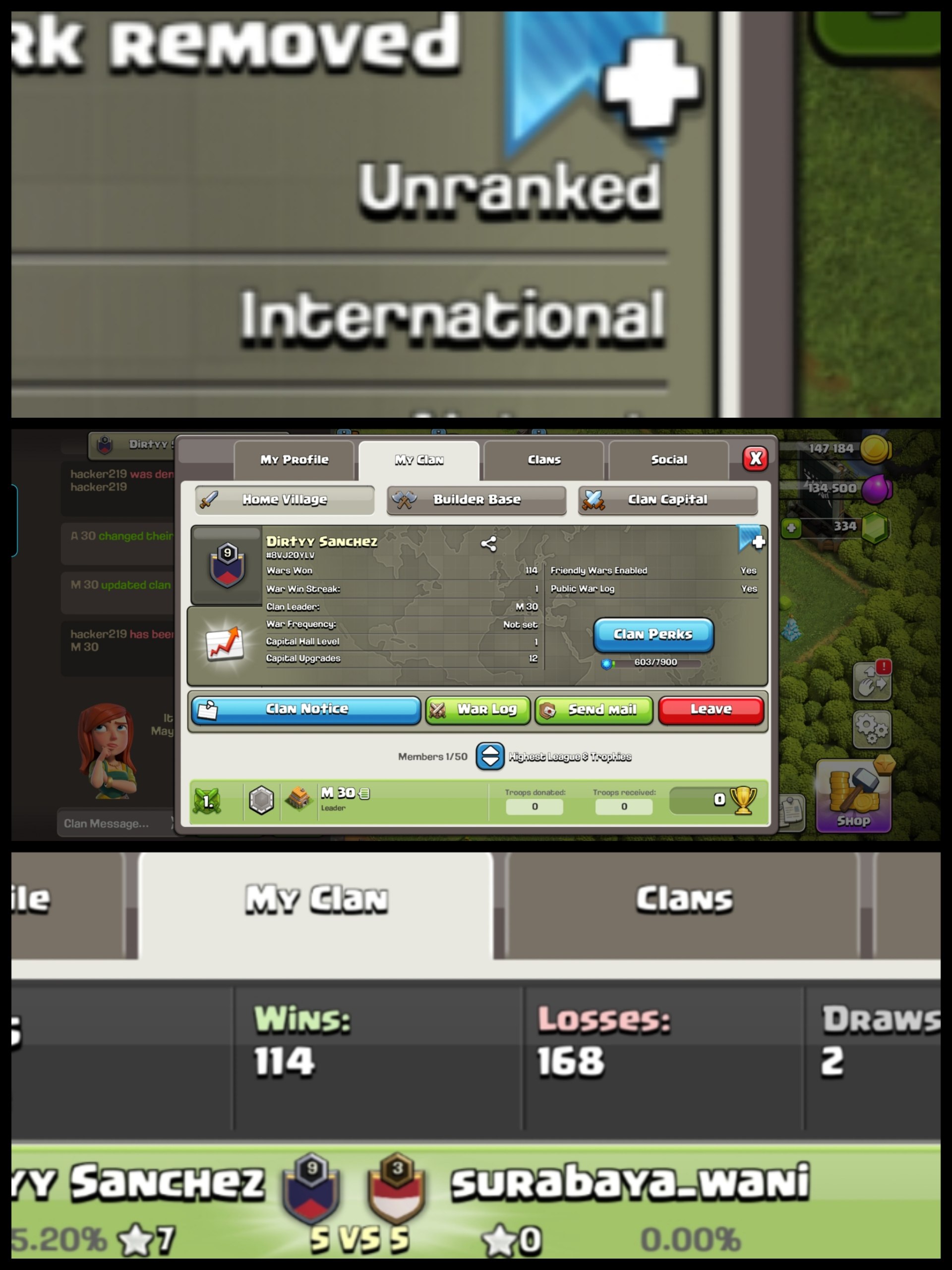 Level: 9 - Name: Dark C.O.C - Rare League: UNRANKED - Almost level 10 - Rare & Premium English Name - No. 197