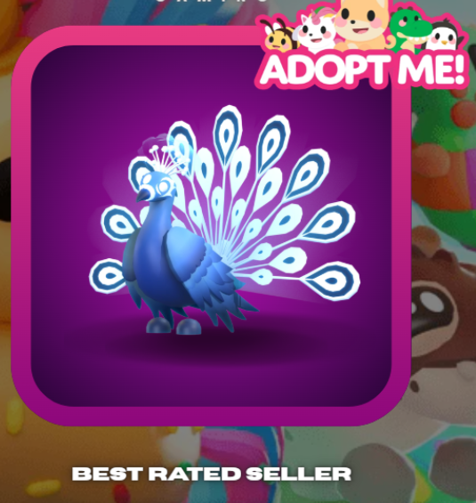Adopt Me > Moonbeam Peacock > R